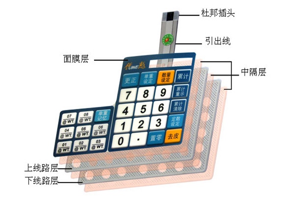 轻触开关面板14
