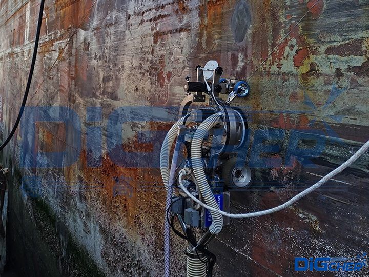 船舶外板除锈机器人