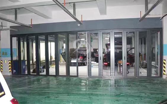 独家介绍山东玻璃折叠门的推广优势